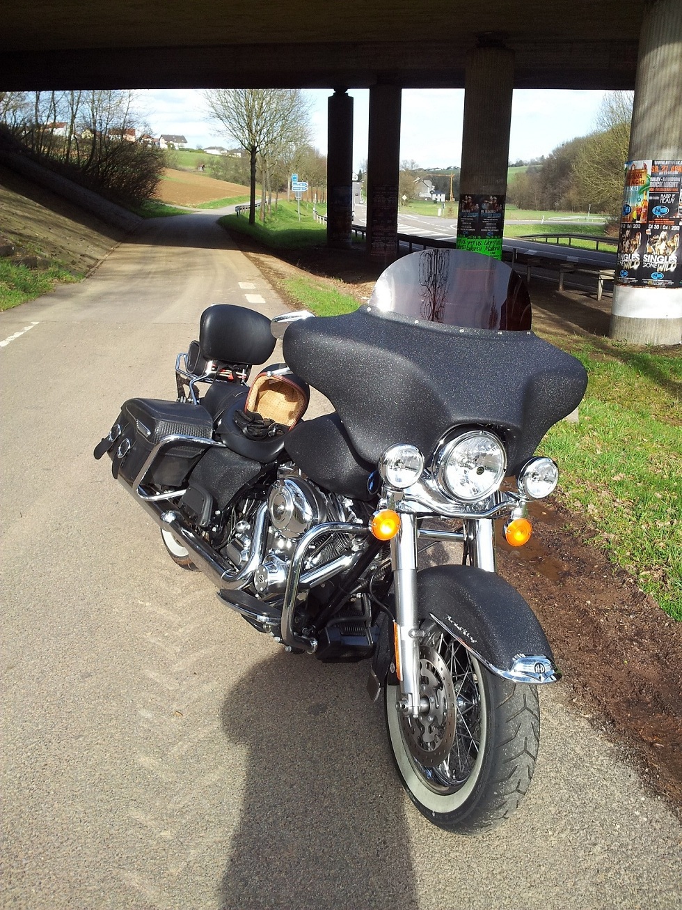 Motorrad Innenraum Staubschutzhülle Harley Davidson Fatboy kein Print Dustoff Covers