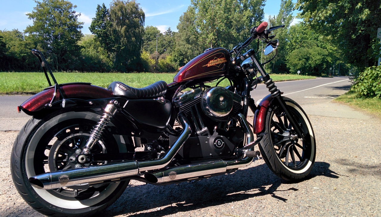 iron 883 bigger tank