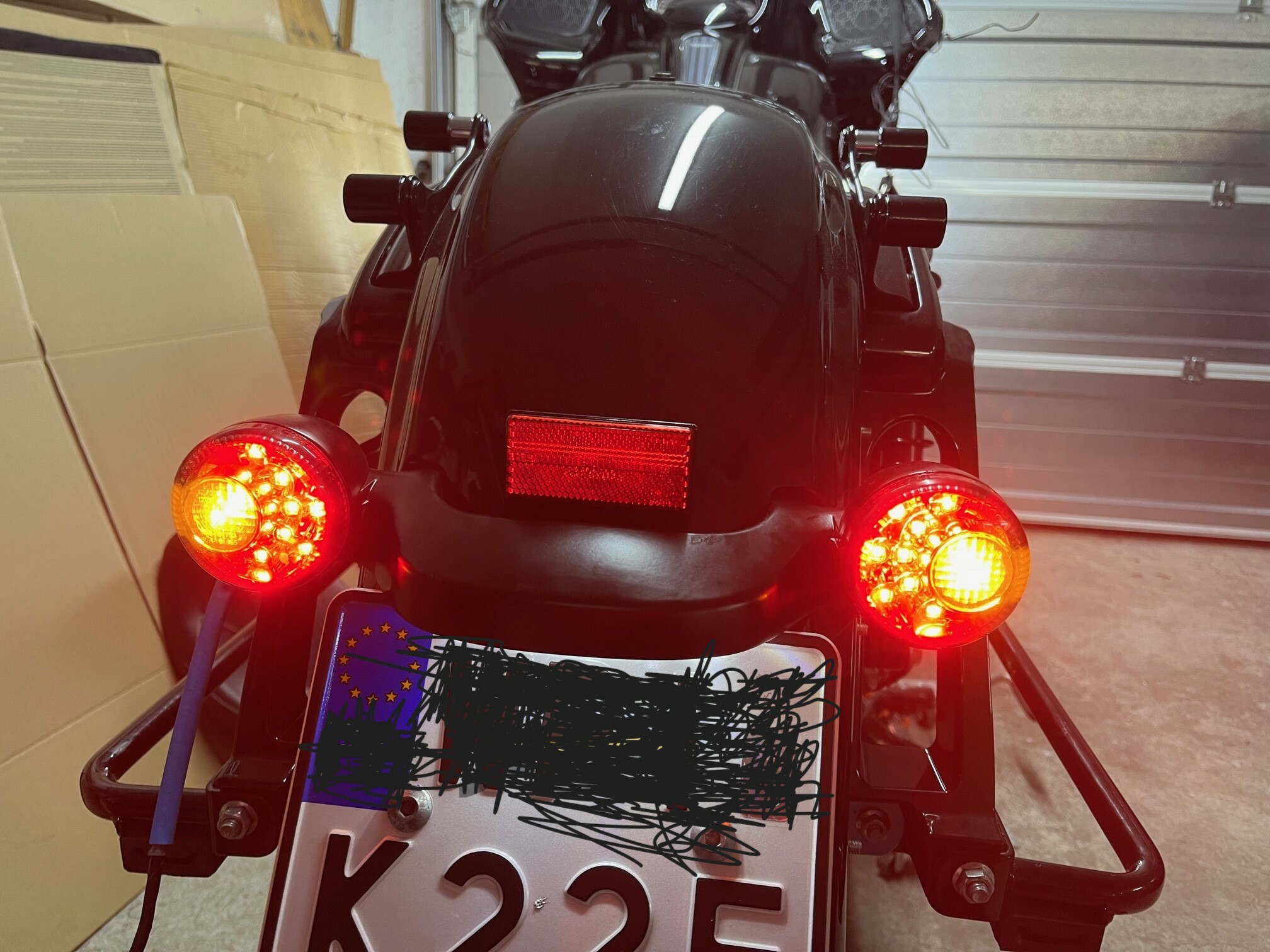 12V Motorrad Rücklicht Rotes Bremslicht Led Rücklicht für Street